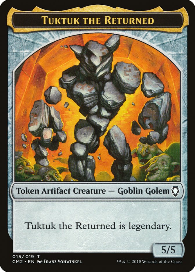 Tuktuk the Returned Token [Commander Anthology Volume II Tokens] | GrognardGamesBatavia