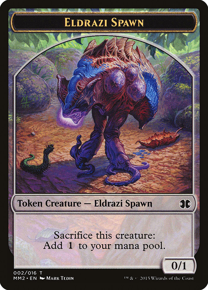 Eldrazi Spawn Token (002/016) [Modern Masters 2015 Tokens] | GrognardGamesBatavia