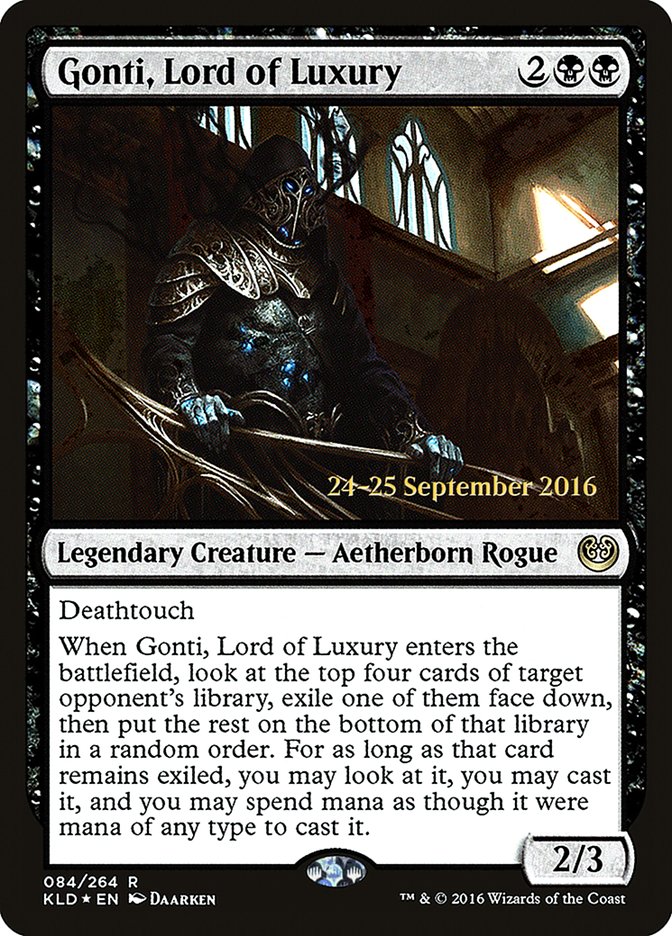 Gonti, Lord of Luxury [Kaladesh Prerelease Promos] | GrognardGamesBatavia