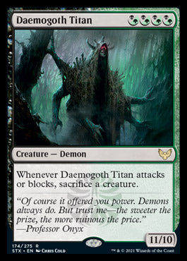 Daemogoth Titan [Strixhaven: School of Mages] | GrognardGamesBatavia