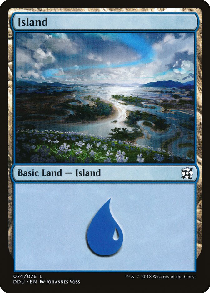 Island (74) [Duel Decks: Elves vs. Inventors] | GrognardGamesBatavia