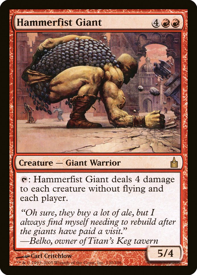 Hammerfist Giant [Ravnica: City of Guilds] | GrognardGamesBatavia