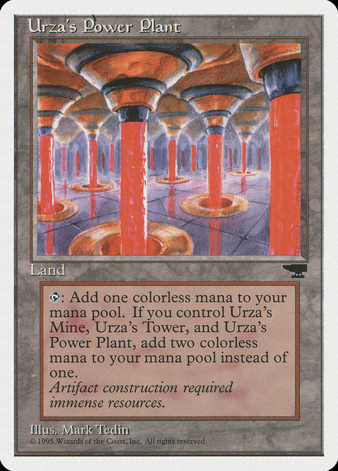 Urza's Power Plant (Red Columns) [Chronicles] | GrognardGamesBatavia