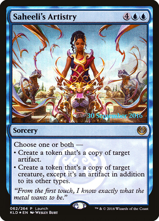 Saheeli's Artistry (Launch) [Kaladesh Promos] | GrognardGamesBatavia