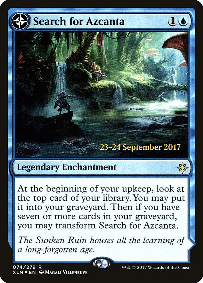 Search for Azcanta // Azcanta, the Sunken Ruin [Ixalan Prerelease Promos] | GrognardGamesBatavia