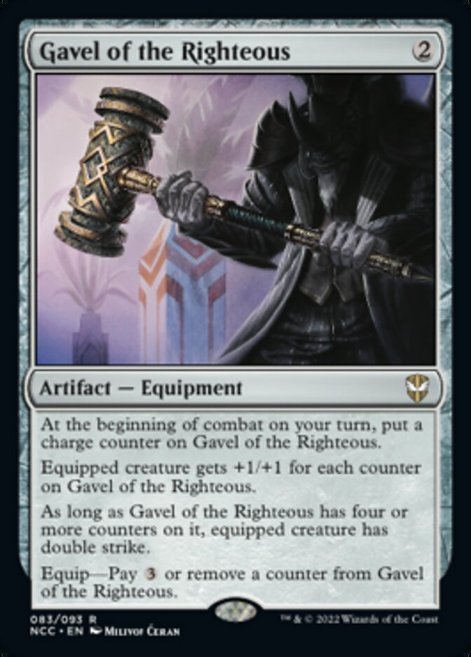 Gavel of the Righteous [Streets of New Capenna Commander] | GrognardGamesBatavia