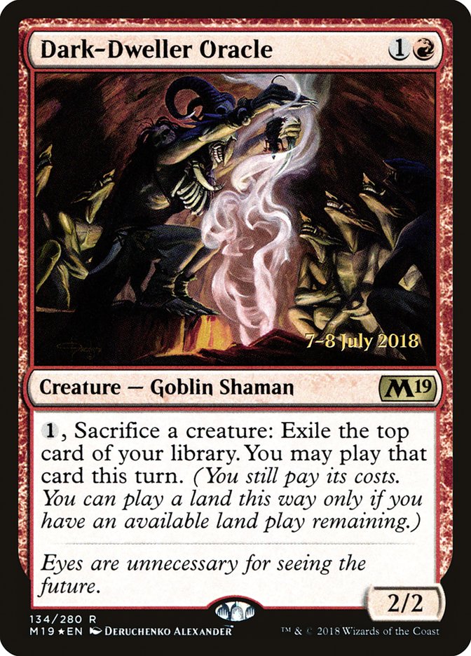 Dark-Dweller Oracle [Core Set 2019 Prerelease Promos] | GrognardGamesBatavia