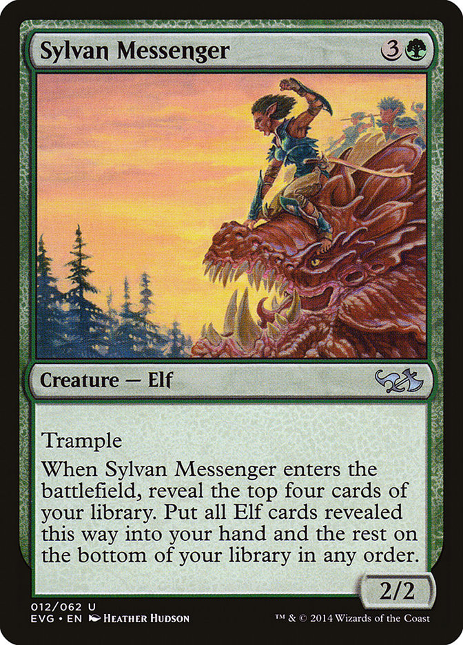 Sylvan Messenger (Elves vs. Goblins) [Duel Decks Anthology] | GrognardGamesBatavia