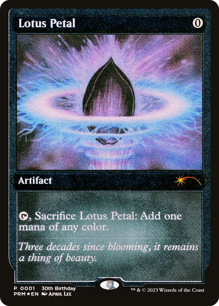 Lotus Petal (Foil Etched) [30th Anniversary Promos] | GrognardGamesBatavia