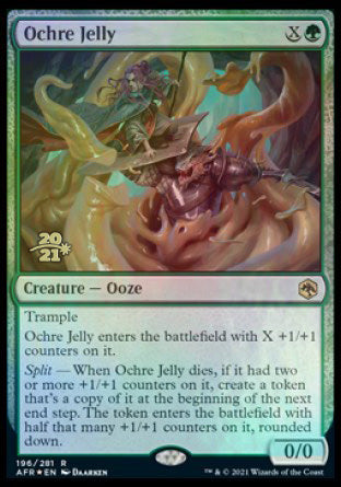 Ochre Jelly [Dungeons & Dragons: Adventures in the Forgotten Realms Prerelease Promos] | GrognardGamesBatavia