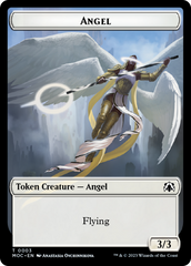 Angel (3) // Demon Double-Sided Token [March of the Machine Commander Tokens] | GrognardGamesBatavia