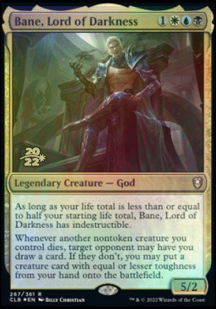 Bane, Lord of Darkness [Commander Legends: Battle for Baldur's Gate Prerelease Promos] | GrognardGamesBatavia