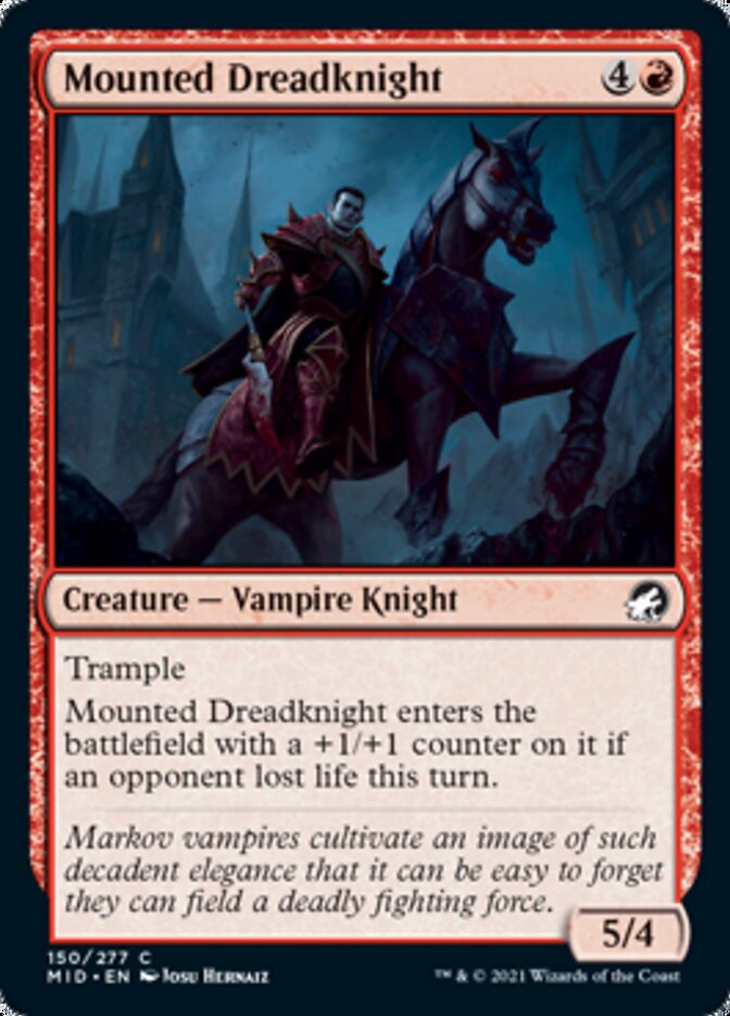 Mounted Dreadknight [Innistrad: Midnight Hunt] | GrognardGamesBatavia