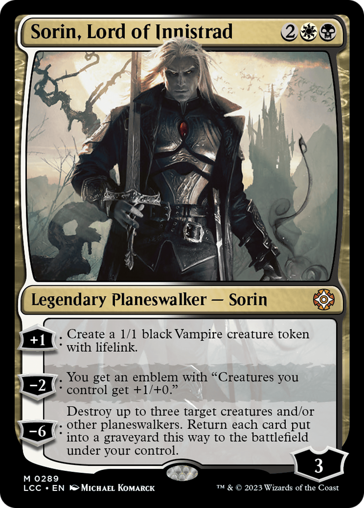 Sorin, Lord of Innistrad [The Lost Caverns of Ixalan Commander] | GrognardGamesBatavia