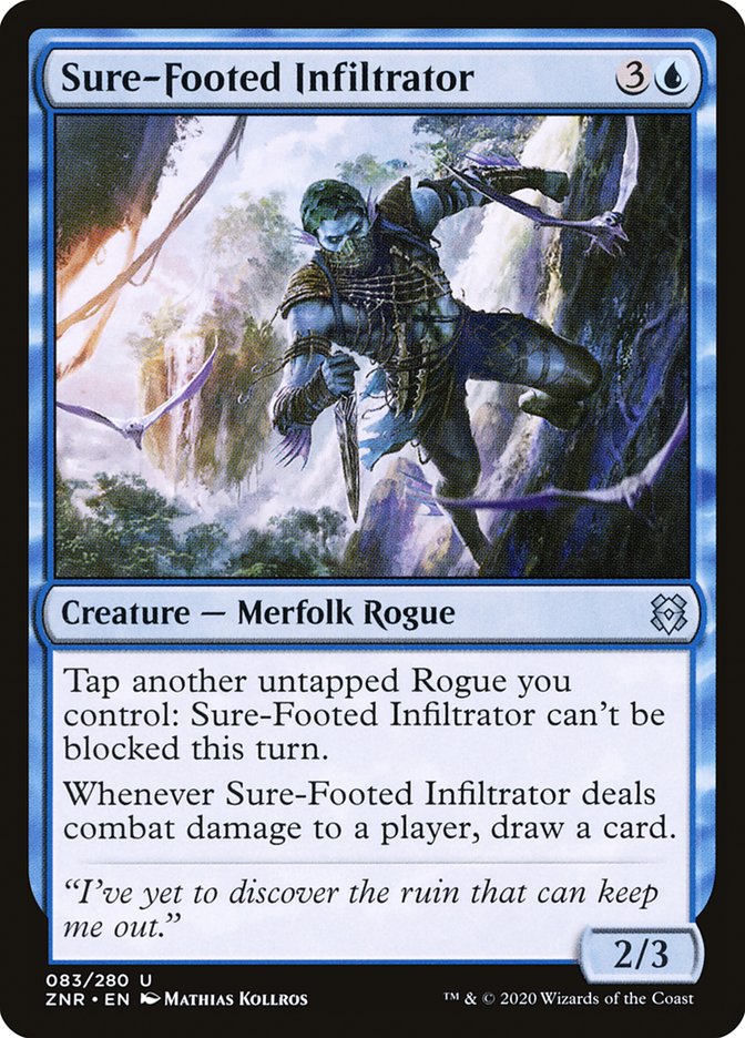 Sure-Footed Infiltrator [Zendikar Rising] | GrognardGamesBatavia