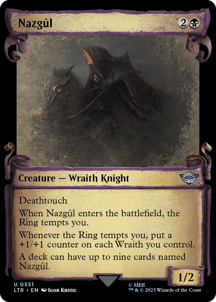 Nazgul (0551) [The Lord of the Rings: Tales of Middle-Earth Showcase Scrolls] | GrognardGamesBatavia