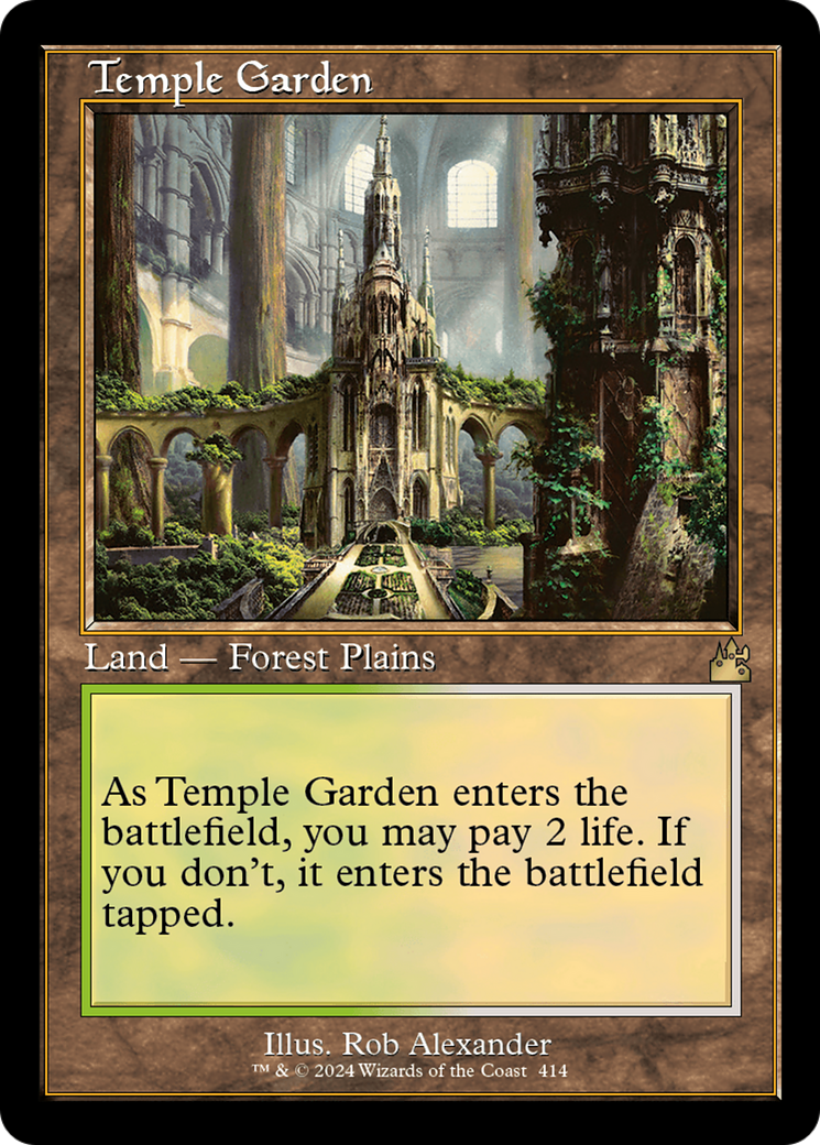 Temple Garden (Retro) [Ravnica Remastered] | GrognardGamesBatavia