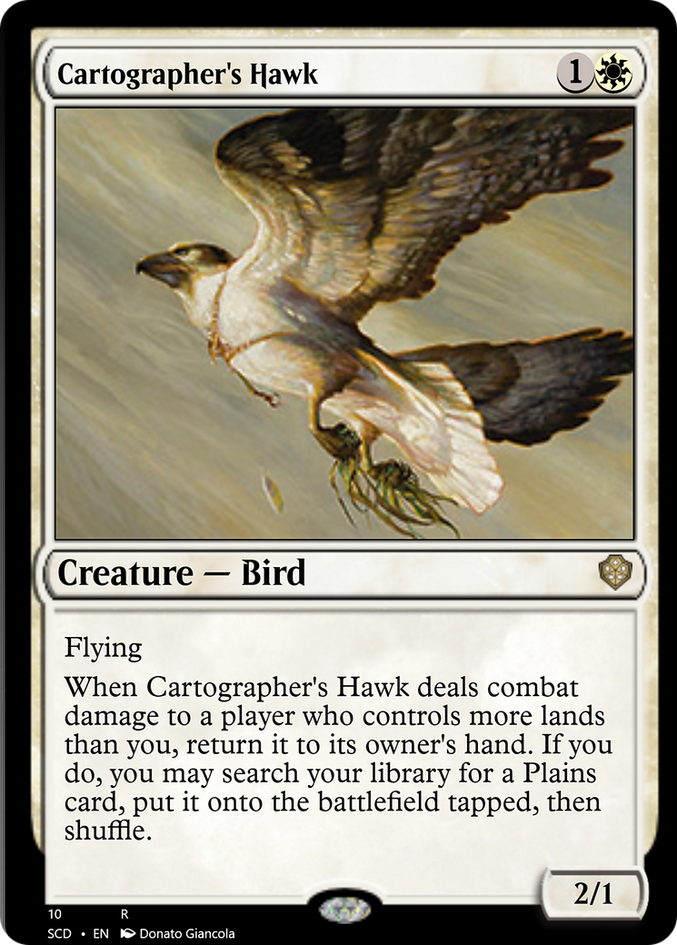 Cartographer's Hawk [Starter Commander Decks] | GrognardGamesBatavia