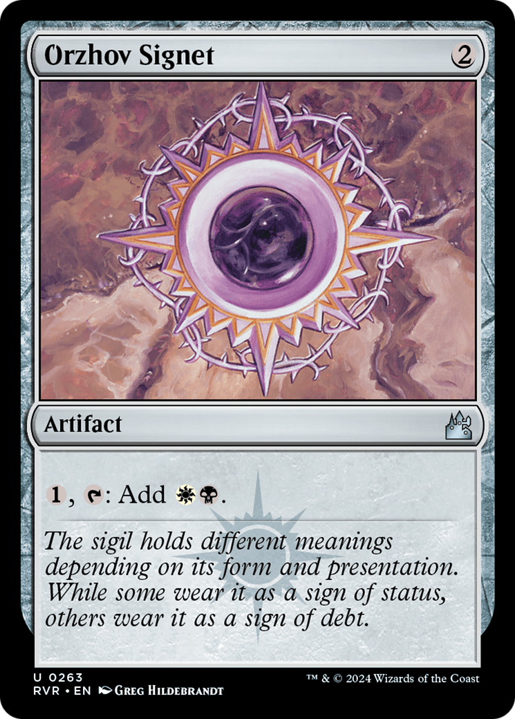 Orzhov Signet [Ravnica Remastered] | GrognardGamesBatavia