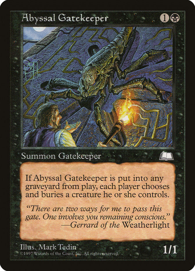 Abyssal Gatekeeper [Weatherlight] | GrognardGamesBatavia