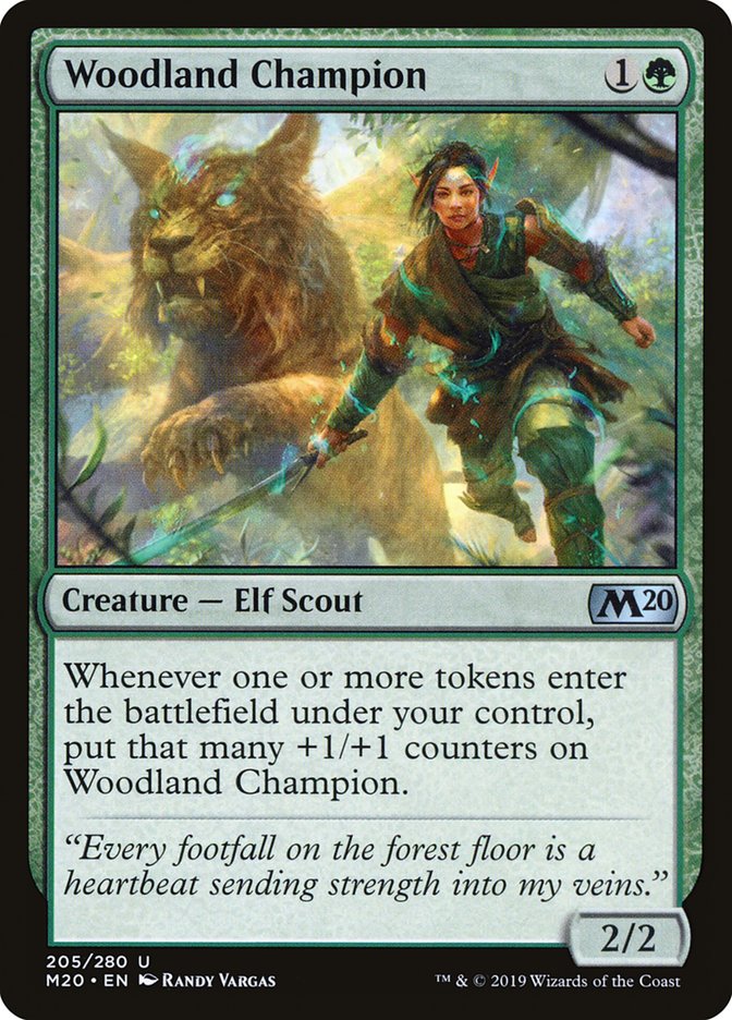 Woodland Champion [Core Set 2020] | GrognardGamesBatavia