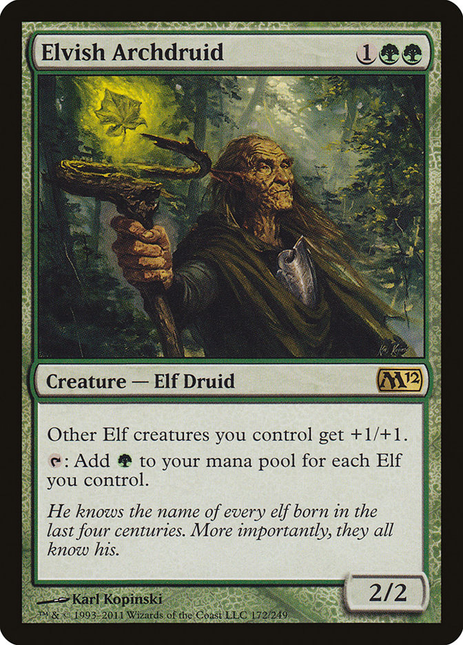 Elvish Archdruid [Magic 2012] | GrognardGamesBatavia