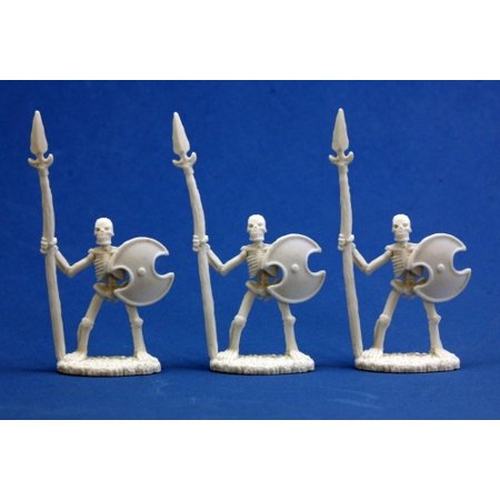 Bones 77001 Skeletal Spearmen (3) | GrognardGamesBatavia