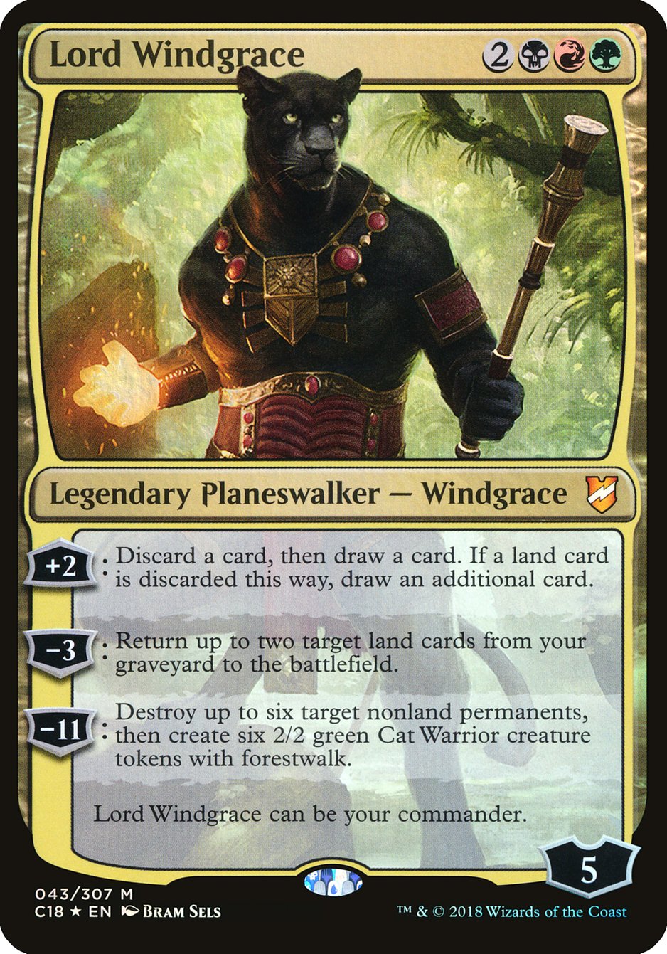 Lord Windgrace (Oversized) [Commander 2018 Oversized] | GrognardGamesBatavia