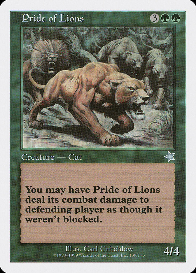 Pride of Lions [Starter 1999] | GrognardGamesBatavia