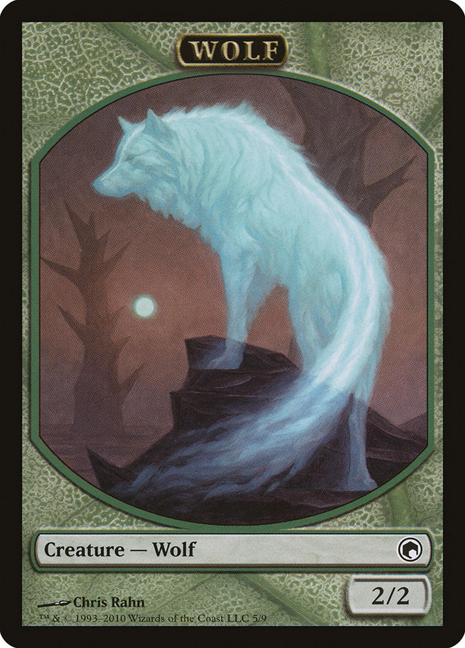 Wolf Token [Scars of Mirrodin Tokens] | GrognardGamesBatavia