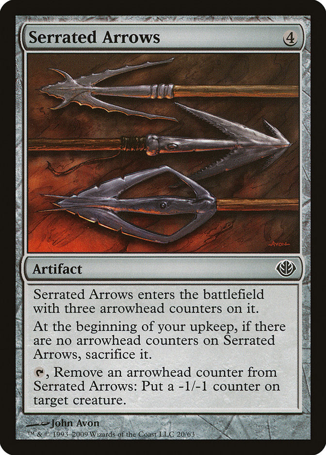 Serrated Arrows [Duel Decks: Garruk vs. Liliana] | GrognardGamesBatavia