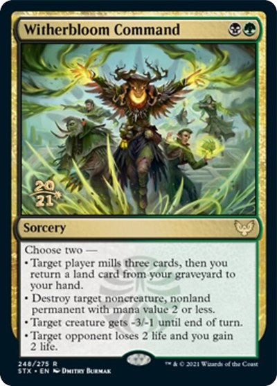 Witherbloom Command [Strixhaven: School of Mages Prerelease Promos] | GrognardGamesBatavia