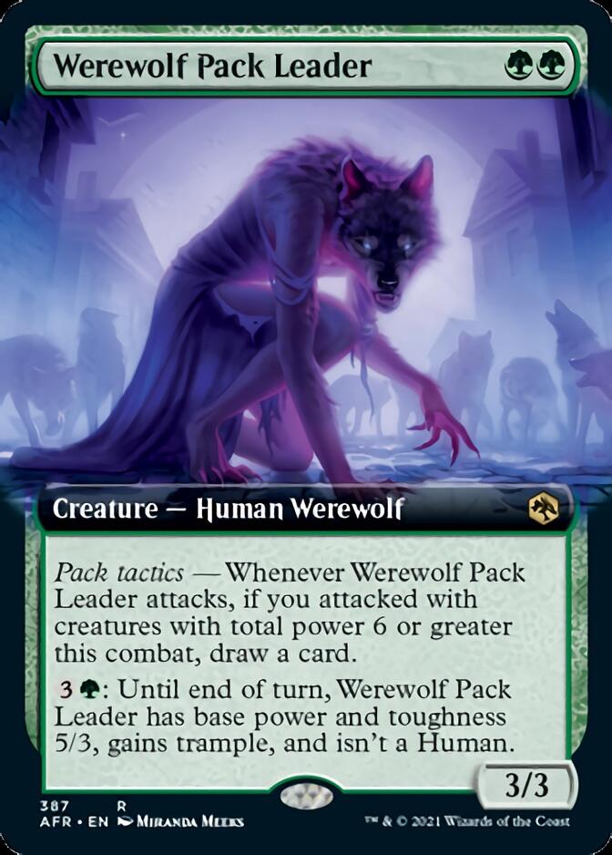 Werewolf Pack Leader (Extended Art) [Dungeons & Dragons: Adventures in the Forgotten Realms] | GrognardGamesBatavia