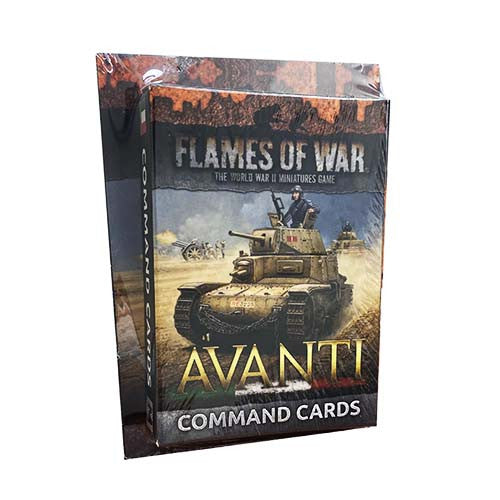 FW256-ICB Flames of War WW2: Italian Avanti Unit & Command Cards | GrognardGamesBatavia