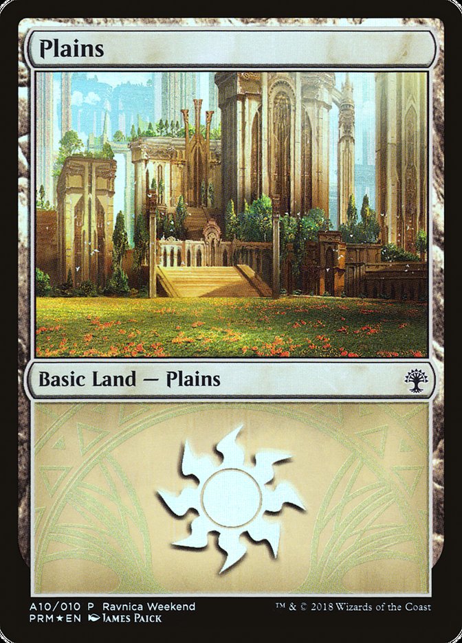 Plains (A10) [Ravnica Allegiance Ravnica Weekend] | GrognardGamesBatavia