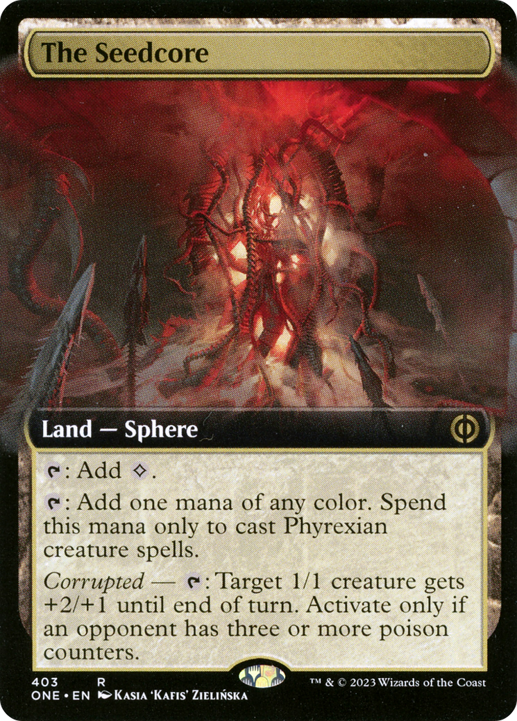 The Seedcore (Extended Art) [Phyrexia: All Will Be One] | GrognardGamesBatavia