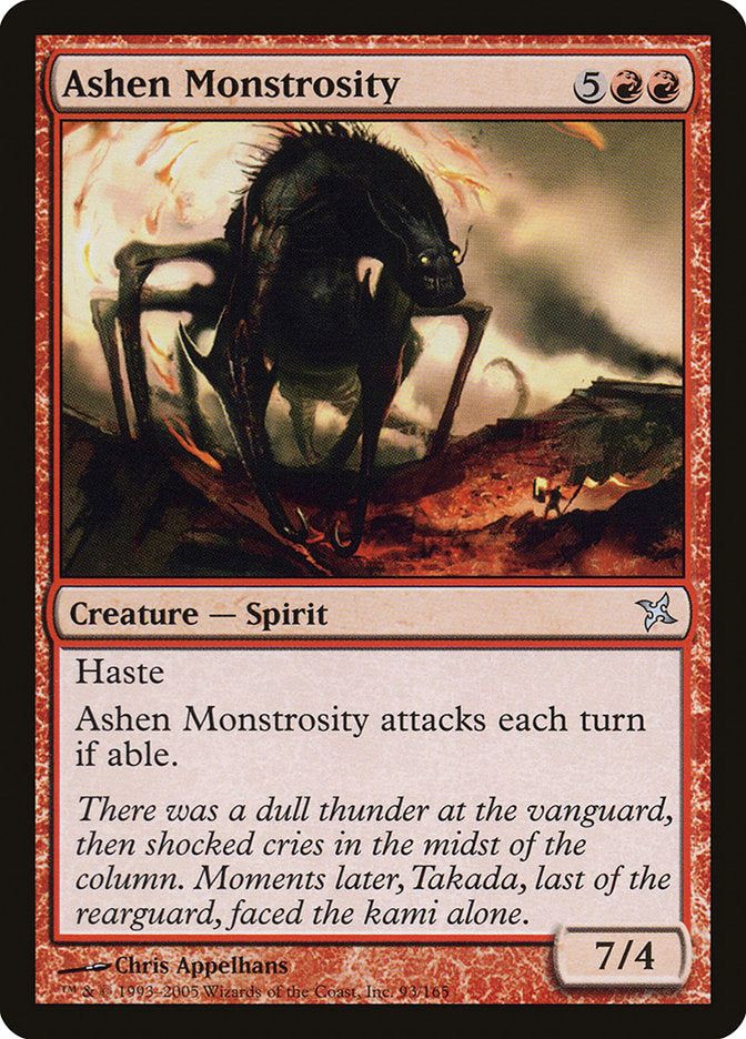 Ashen Monstrosity [Betrayers of Kamigawa] | GrognardGamesBatavia