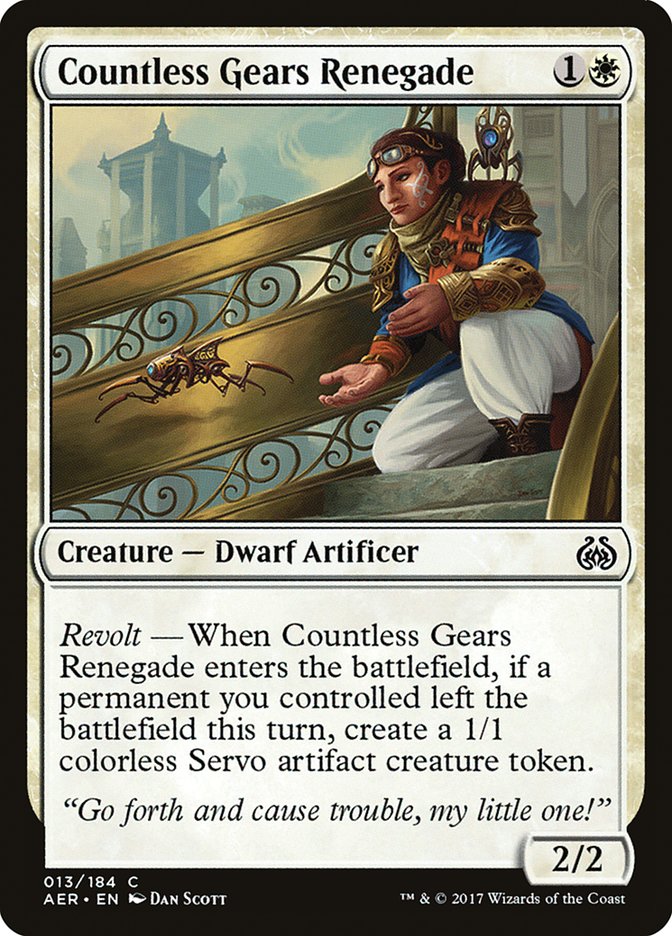 Countless Gears Renegade [Aether Revolt] | GrognardGamesBatavia