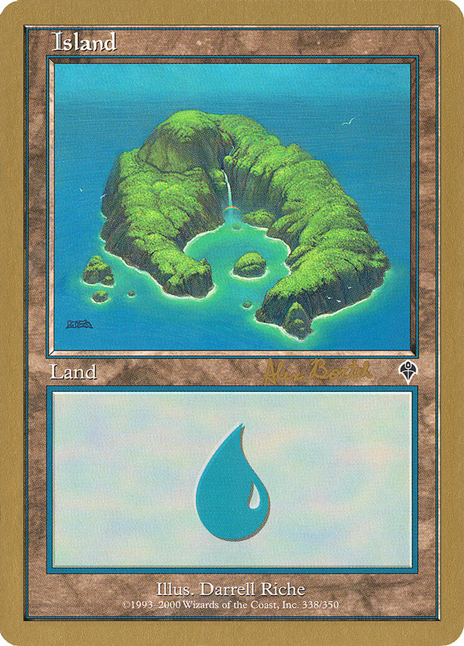 Island (ab338) (Alex Borteh) [World Championship Decks 2001] | GrognardGamesBatavia