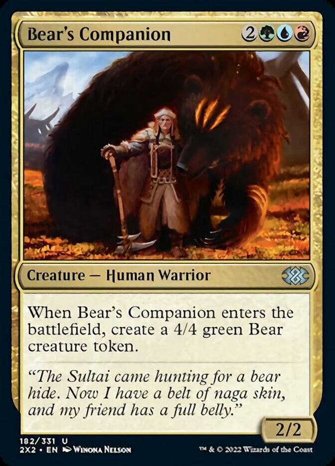 Bear's Companion [Double Masters 2022] | GrognardGamesBatavia