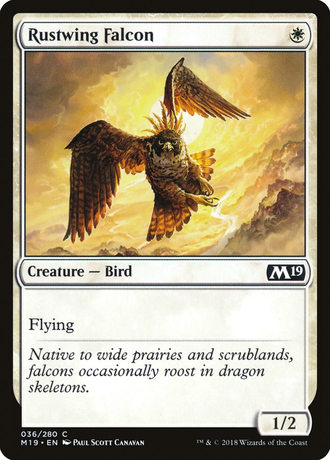 Rustwing Falcon [Core Set 2019] | GrognardGamesBatavia