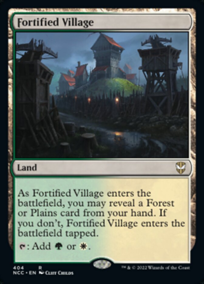 Fortified Village [Streets of New Capenna Commander] | GrognardGamesBatavia