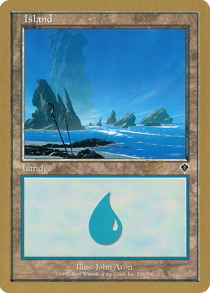 Island (rl336) (Raphael Levy) [World Championship Decks 2002] | GrognardGamesBatavia