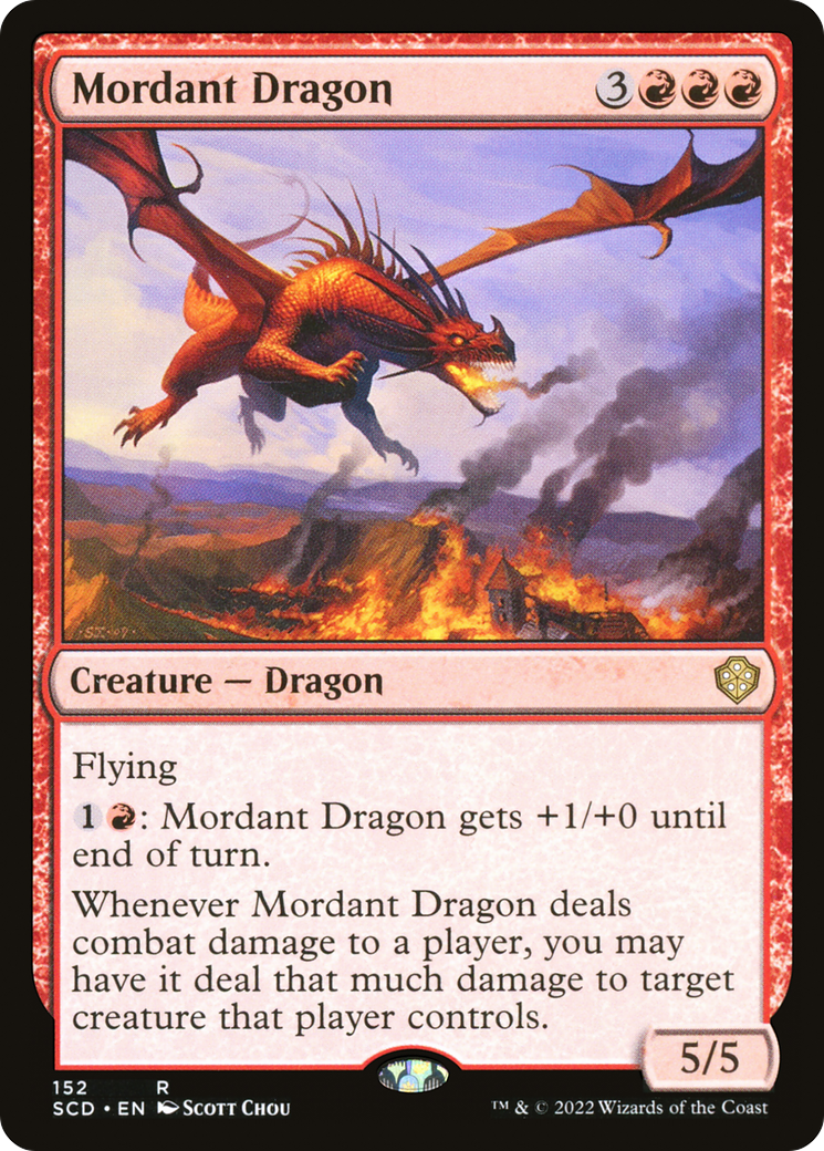 Mordant Dragon [Starter Commander Decks] | GrognardGamesBatavia