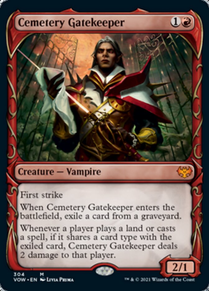Cemetery Gatekeeper (Showcase Fang Frame) [Innistrad: Crimson Vow] | GrognardGamesBatavia