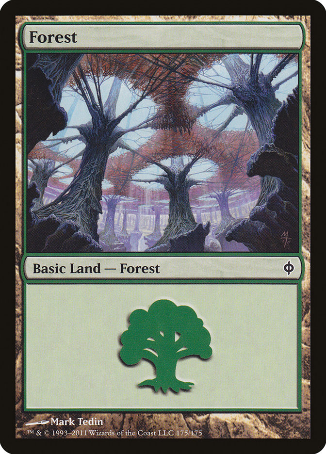 Forest (175) [New Phyrexia] | GrognardGamesBatavia