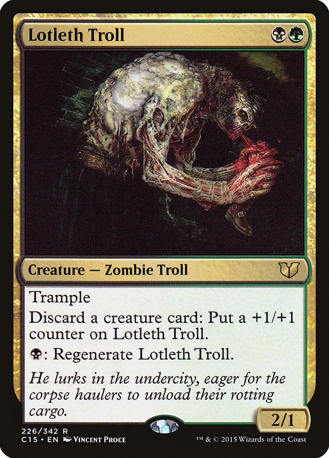 Lotleth Troll [Commander 2015] | GrognardGamesBatavia