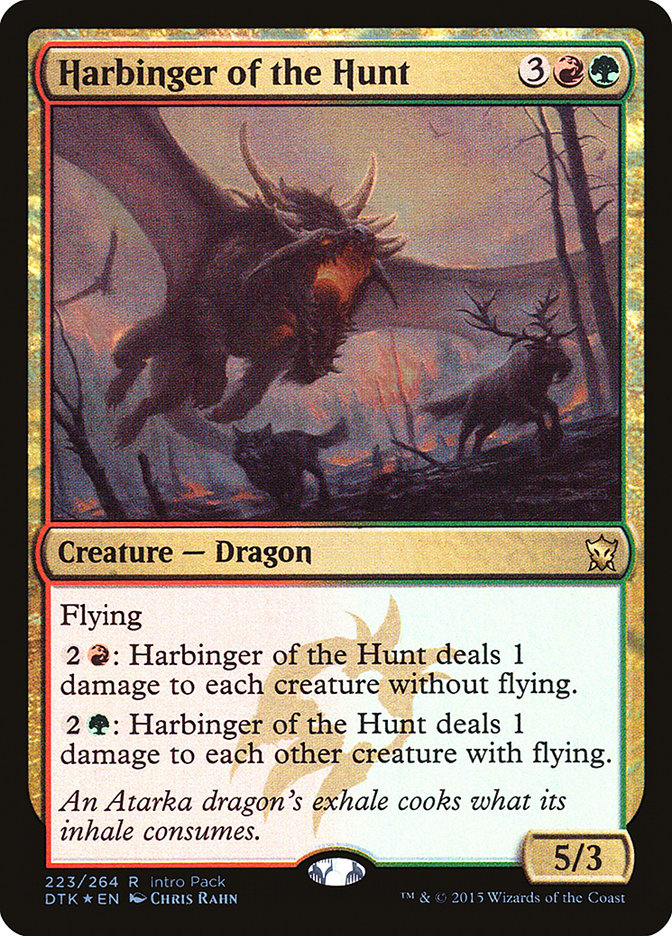 Harbinger of the Hunt (Intro Pack) [Dragons of Tarkir Promos] | GrognardGamesBatavia