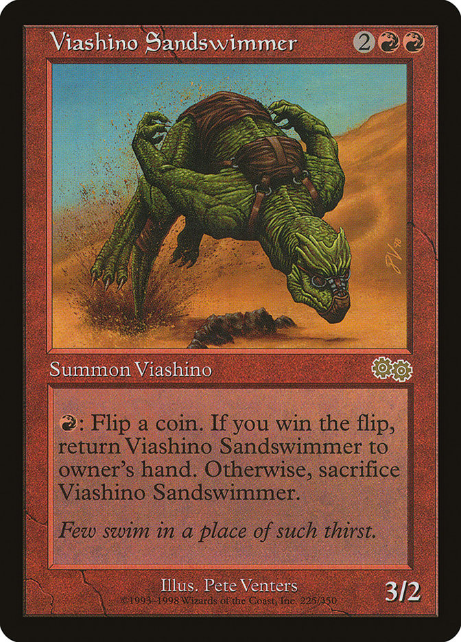 Viashino Sandswimmer [Urza's Saga] | GrognardGamesBatavia