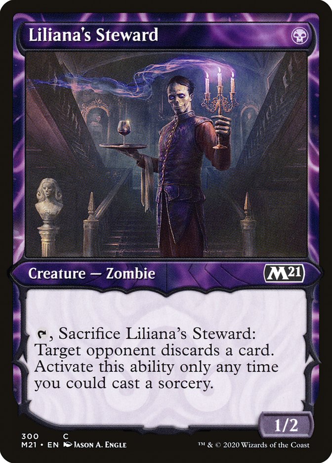 Liliana's Steward (Showcase) [Core Set 2021] | GrognardGamesBatavia